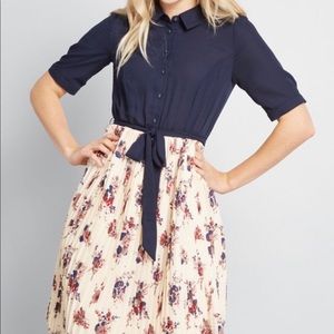 Adored duet a-line modcloth twofer dress